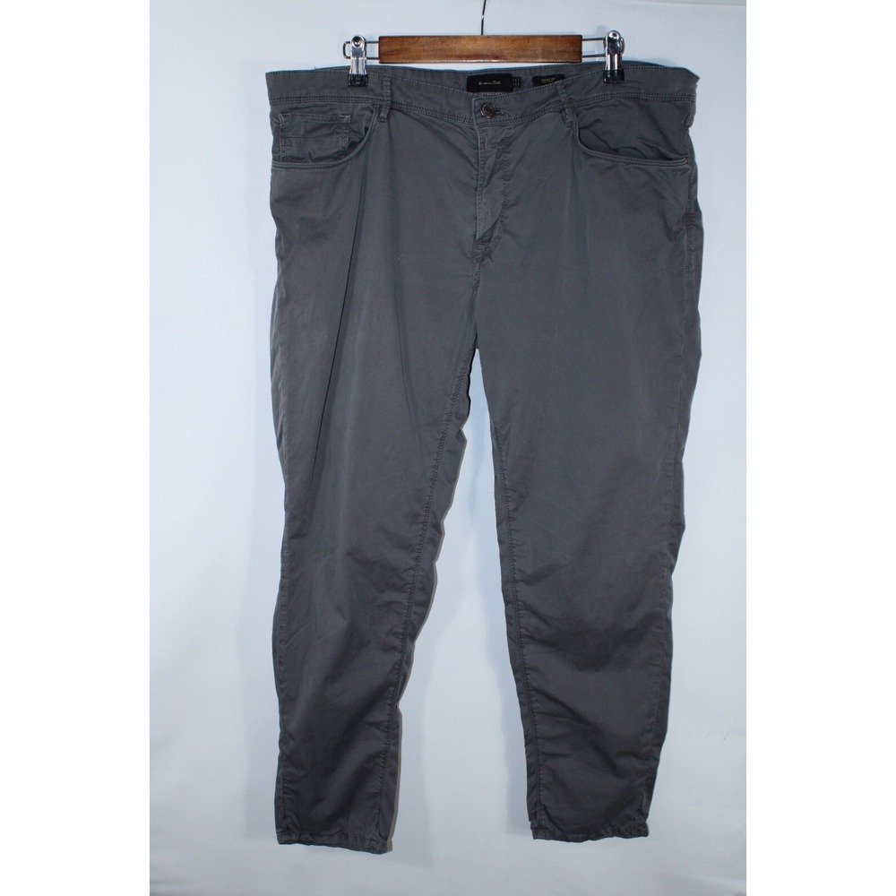 Massimo Dutti Men's Size 38 Gray Tapered Fit Pants